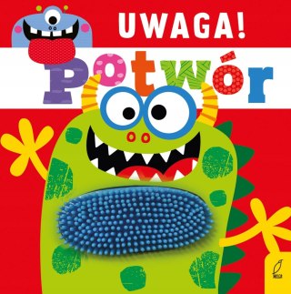 Uwaga Potwór Książeczka Sensoryczna Dotykowa Wilga