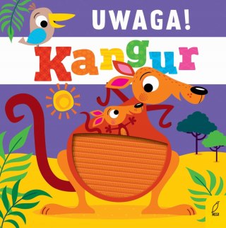 Uwaga kangur Książeczka Sensoryczna Dotykowa Wilga