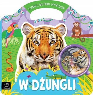 W Dżungli - Poznaję, nazywam, opowiadam Książeczka Aksjomat
