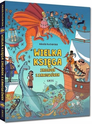 Wielka Księga Zagadek i Łamigłówek 6+ Greg