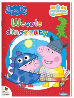 Wodą malowane 6 Świnka Peppa Wesołe dinozaury