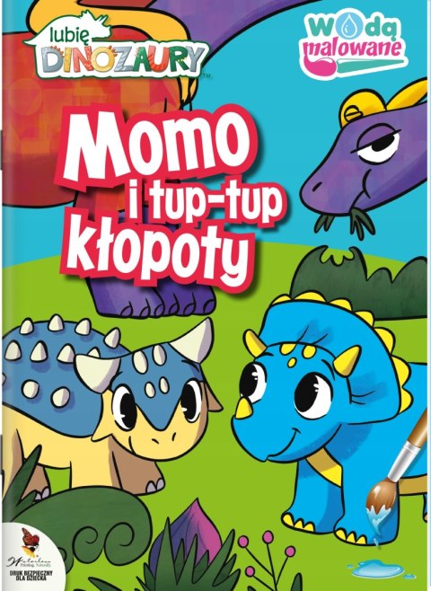 Wodna Kolorowanka Moje Dinozaury. Momo i tup-tup