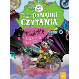 Wyrazy i zdania do nauki czytania Motocykle Aksjomat