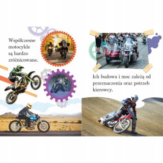 Wyrazy i zdania do nauki czytania Motocykle Aksjomat