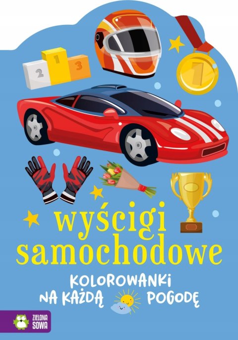 Wyścigi samochodowe Kolorowanki na każdą pogodę