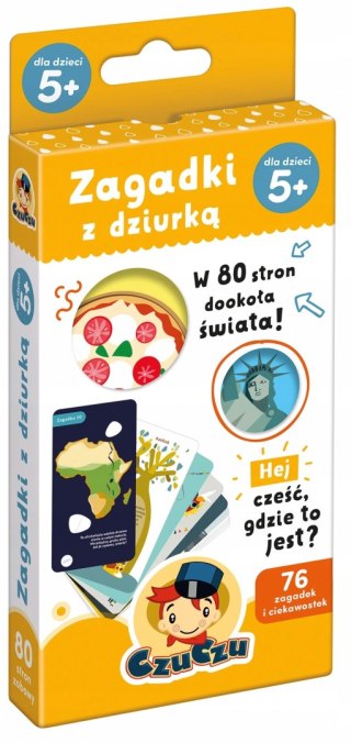 Zagadki z dziurką dla dzieci w wieku 5+ Czuczu