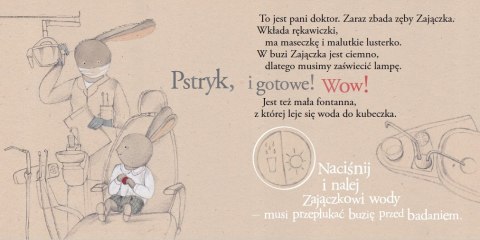 Zajączek u dentysty Książka dla malucha