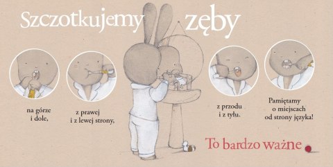 Zajączek u dentysty Książka dla malucha