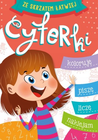Ze skrzatem łatwiej Cyferki Cyfry Nauka Liczenia