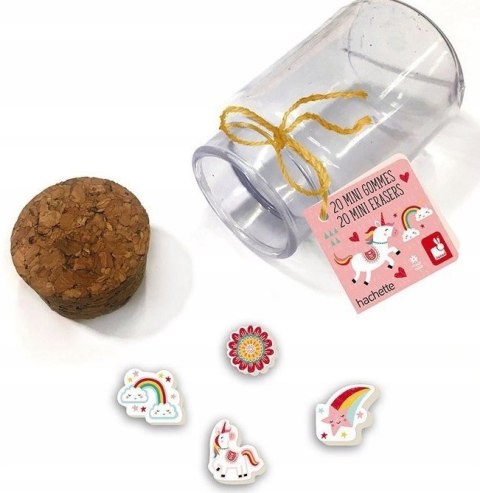 Zestaw 20 mini-gumek do Ścierania Jednorożec Janod