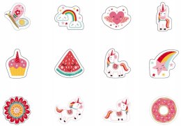 Zestaw 20 mini-gumek do Ścierania Jednorożec Janod