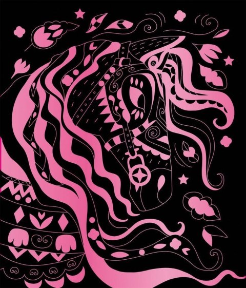 Zestaw Do zdrapywania Konie i jednorożce Janod 7+