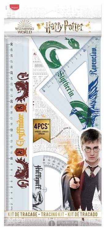 Zestaw Geometryczny Harry Potter 4 elementy Maped