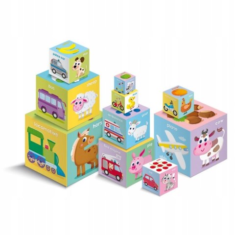 Angielska Piramida malucha + Książeczka Zwierzątka Aksjomat