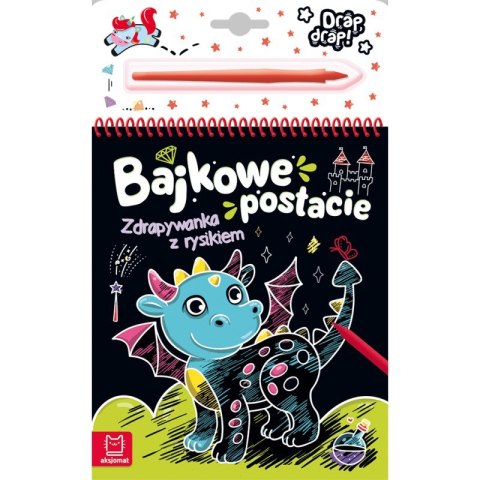 Bajkowe postacie Zdrapywanka z rysikiem Aksjomat