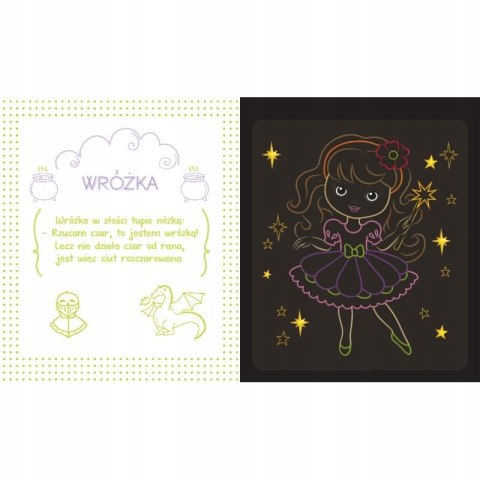 Bajkowe postacie Zdrapywanka z rysikiem Aksjomat