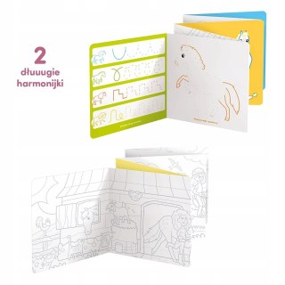 Dłuuugie kolorowanki Konie 4+ Czuczu Malowanka