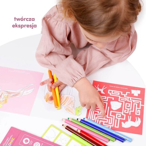 Dłuuugie kolorowanki Konie 4+ Czuczu Malowanka