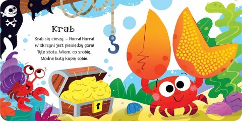 Dotknij Podwodny świat Książeczka sensoryczna Aksjomat