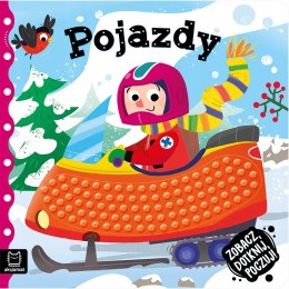 Dotknij poczuj! Pojazdy Książeczka sensoryczna Aksjomat