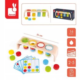 Drewniana Układanka Sortowanie Kolorów Janod