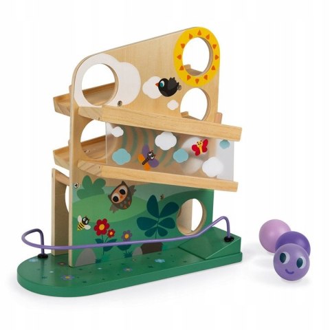 Drewniany Kulodrom Gąsienica Janod 12m+ Tor + 1