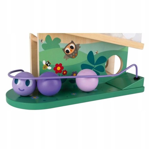 Drewniany Kulodrom Gąsienica Janod 12m+ Tor + 1