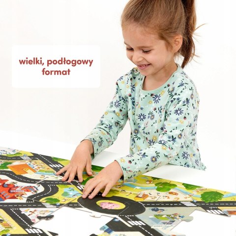 Duuuże puzzle Droga dla pojazdów Czu Czu Czuczu