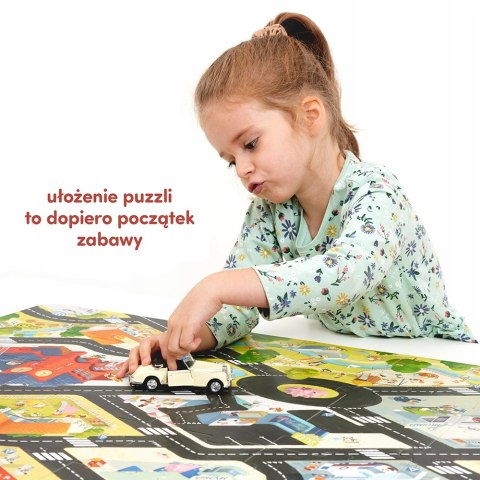 Duuuże puzzle Droga dla pojazdów Czu Czu Czuczu