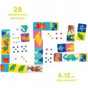 Gra CzuCzu Domino Dinozaury dla dzieci: 2+ Czu Czu