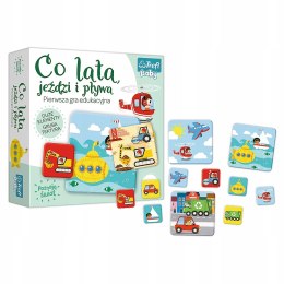 Gra Edukacyjna Co lata jeździ i pływa Trefl 18m+