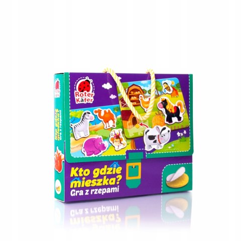 Gra z rzepami Kto gdzie mieszka? Gra Edukacyjna Roter Kafer