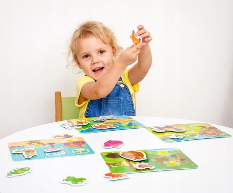 Gra z rzepami Kto gdzie mieszka? Gra Edukacyjna Roter Kafer