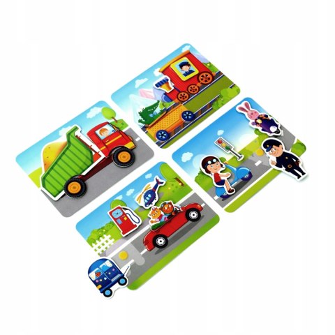 Gra z rzepami Transport Auta Edukacyjna dla dzieci