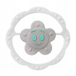 Grzechotka Sensoryczna Kwiatek Miętowo Szary Tullo