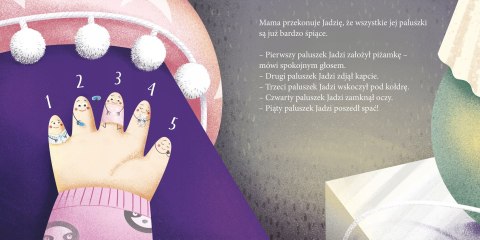 Jadzia Pętelka idzie spać Książeczka