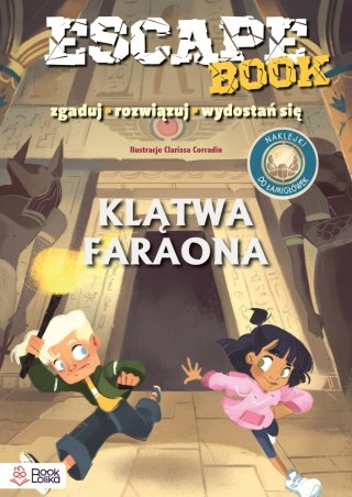 Klątwa faraona Escape Book Zgaduj, rozwiązuj