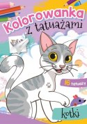 Kolorowanka z tatuażami Kotki 16 Tatuaży Tatuaże