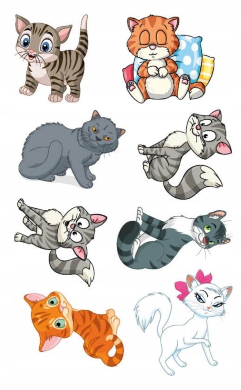 Kolorowanka z tatuażami Kotki 16 Tatuaży Tatuaże