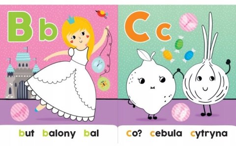 Literki Malucha Uczę się koloruję naklejam Aksjomat