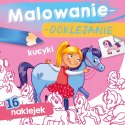 Malowanie doklejanie Kucyki Kolorowanka Naklejki