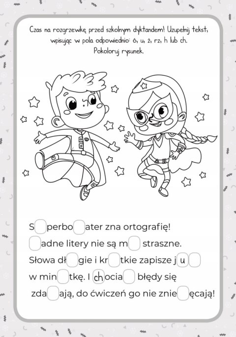 Mały uczeń Moje Dyktanda Ortografia