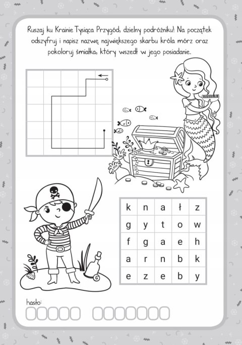 Mały uczeń Moje Szyfry Zagadki Łamigłówki