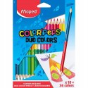 Maped Kredki Colorpeps Duo Dwustronne 18/36 Kolor