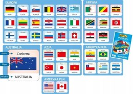 Memory Flagi Świata Gra Pamięciowa Pamięć Adamigo