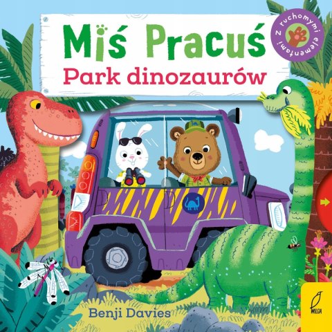 Miś Pracuś Park Dinozaurów Ruchome Strony