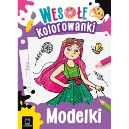 Modelki Wesołe kolorowanki Malowanka Kolorowanka Aksjomat