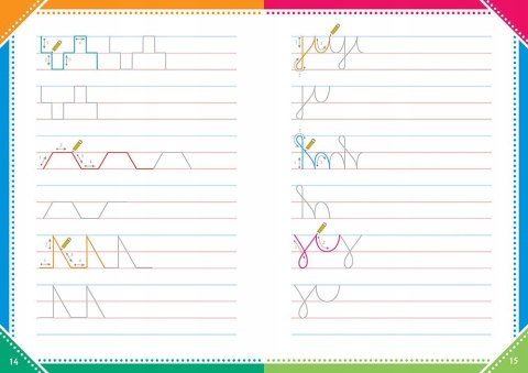 Moje pierwsze szlaczki Nauka Pisania Greg