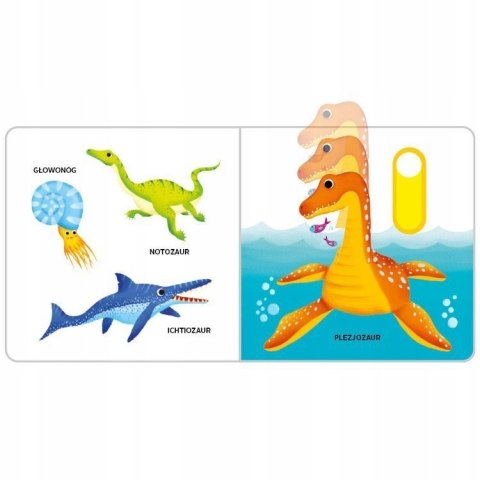 Motoryka smyka Dinozaury Ruchome Obrazki Maluszka