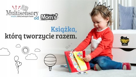 Multisensoryczna Książeczka Lot Balonem Moms Care